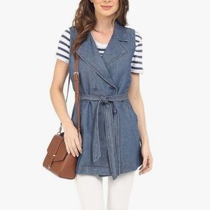 *NWT* Sanctuary - Soft Denim Vest | Color: M Wash | Size: S